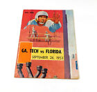 1953 Georgia Tech am Florida College Fußballprogramm 9-26-53