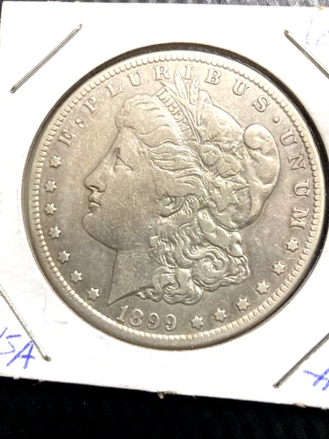 1899 S US MORGAN SILVER DOLLAR IN UNCIRCULATED CONDITION Cover