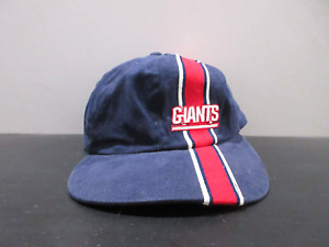 VINTAGE New York Giants Hat Cap Strap Back Blue Red Starter Football Mens 90s