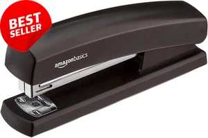Stapler with 1000 Staples Black Heavy Duty Office - Picture 1 of 12