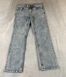 Wonder Nation kids light wash blue denim straight leg jeans size 8 - Picture 1 of 9