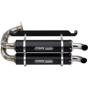 TRINITY RACING Black Dual Stage 5 Slip On Mufflers 2019+ Talon 1000 TR-4169S-BK - Picture 1 of 1