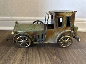 Vintage Steam Punk Art - Kupfer/Zinn Spieluhr Oldtimer - Bild 1 von 4