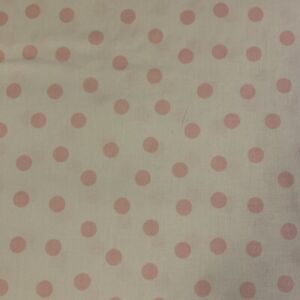 Zoo Babies Polka Dot Fabric By Whistler Studios For Windham Pink On White BTY