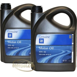 GM Opel 10W-40 ACEA A3/B4 API SL/CF 10W40 Motoröl 2x5 Liter - Bild 1 von 1
