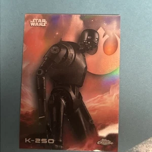 2025 Topps cromo - Star Wars - refractor K-2SO #67 - Imagen 1 de 4