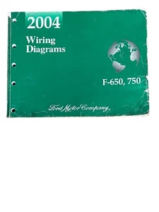 2004 Ford F650-F750 Truck Wiring Diagrams Schematics - Picture 1 of 9