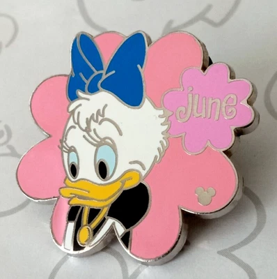 June Flower Daisy Duck's Niece Global Lanyard WDW Disney Pin 37462 - Image 1 of 2