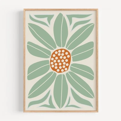 Flower Botanical Floral Art Decor Poster Print - FLA459 - Image 1 of 4