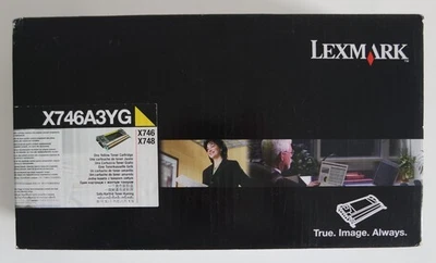 Lexmark Toner X746A3YG wie X746A1YG Yellow gelb für Lexmark X746 X748, OVP - Bild 1 von 4