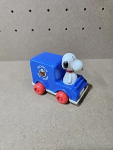 Inter-Trad-Tec Peanuts SNOOPY - Camion à crème glacée - Rare voiture fourgon jouet vintage 1950 - Photo 1/5