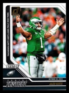 2024 Donruss Jalen Hurts Best of Panini Instant #21 - Picture 1 of 2