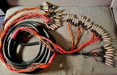Mogami Xlr Male To Xlr Female 28 Foot 32 Channel Studio Snake - Image 1 of 4