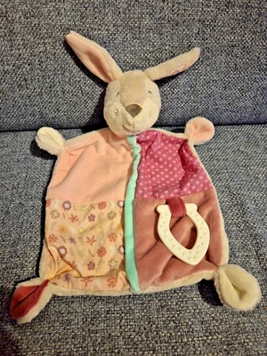 Schmusetuch Hase Topomini Topolino Rosa Beissring Unbespielt Neuwertig Stück - Bild 1 von 4