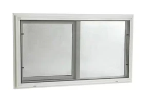 Vinyl Basement Slider Window Left-Hand with Dual Pane Insulated Glass 31.75x19' - Picture 1 of 7