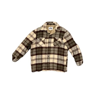 Chaqueta Woolrich Sheep Label Años 60 70 De Colección Tareas a Cuadros Granero Para Hombres XL Alta 26044 Foto 1 de 4