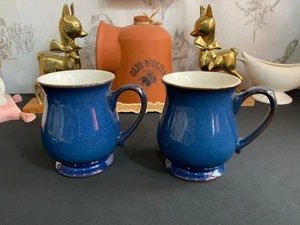 TWO Denby Imperial Blue,  Craftsman mugs - Picture 1 of 7