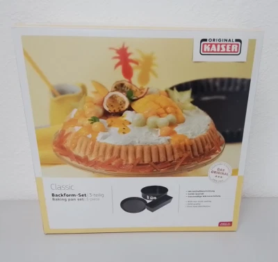 Backform-Set Classic Original Kaiser Backform Springform Obstboden Königskuchen - Bild 1 von 4