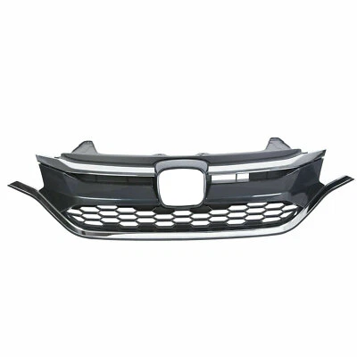 Front Upper Lower Bumper Grille fit for 2015-2016 Honda CRV CR-V Gloss Black Foto 1 de 4