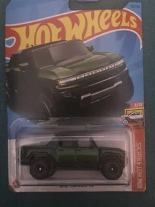 Hot Wheels H3P 116 GMC HUMMER EV green 2023 116/250 CaseP - Picture 1 of 1