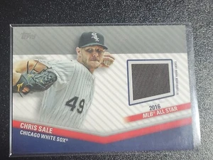 Chris Sale Event-worn Memorabilia 2020 Topps Update All Star Stitches #ASSC-SAL - Picture 1 of 2