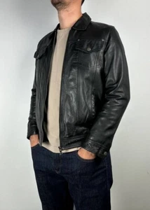 Leather Genuine British Jacket Aviatrix Size XL(52) Fit L - Picture 1 of 10