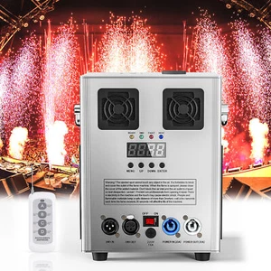 Cold Spark Machine 700W Pyro-technic Maschine DMX Show Party Hochzeit Feuerwerk - Afbeelding 1 van 18