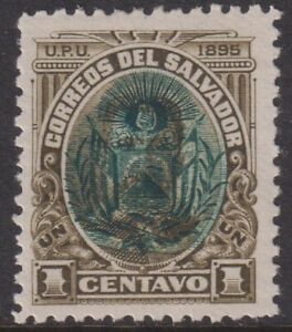 EL SALVADOR 1895 1c with Overprint  M/Mint  ( p405)