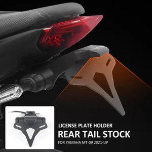 Portatarga per Yamaha MT-09 MT 09 2021-2024 posteriore coda corta stock riordino - Foto 1 di 13