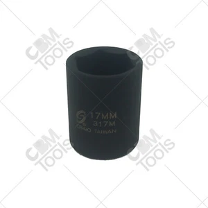 Sunex 317M 3/8" Drive 17mm Standard Impact Socket - Foto 1 di 1