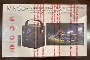 Minolta MN674 Portable Mini Projector HD Bundle Pack With 100" Screen Remote New - Picture 1 of 10