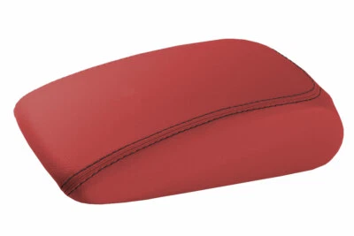 Se adapta a Audi A3 2015-2020 PVC Consola Tapa Pull Over Apoyabrazos Cubierta Rojo Negro Puntada Foto 1 de 4