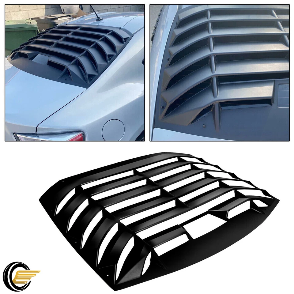Fits Scion FRS Subaru BRZ Toyota 86 2013-2020 Rear Window Louver Sun Shade Cover - Image 1 of 4
