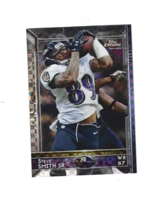 2015 Topps Chrome Xfractors #84 STEVE SMITH   BALTIMORE RAVENS - Picture 1 of 1