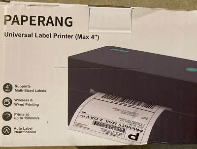 PAPERANG Bluetooth Thermal Shipping Label Printer 4x6 Label - Image 1 of 3