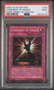 Yugioh PSA 9 2003 Judgment of Anubis DCR-105 1st Edition Rare Unlimited OG - Picture 1 of 2