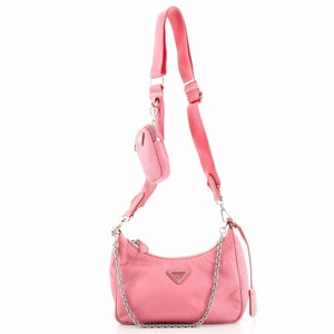 prada pink small bolsa