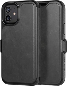 Tech21 Evo Wallet Case Compatible for iPhone 12 Mini 5.4" - Black - Picture 1 of 4