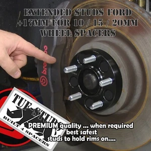 for FORD 10 x M12 x 1.5 EXTENDED Wheel Studs, 13.1mm Spline PREMIUM QUALITY 65mm - Picture 1 of 4