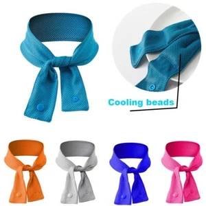Nylon Ice Scarf Cooling Sports Headscarf New Neck Wraps Women Men - Picture 1 of 14