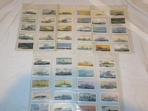 John Player Tobacco Complete Set of 50 Cards Modern Navel Craft/Ships w/Sleeves - Picture 1 of 5