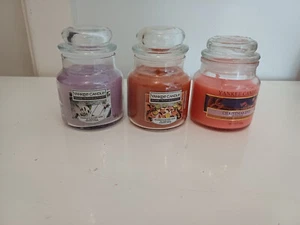 3 x Yankee Candle 104 g LAVENDEL & WHITE BIRCH, CITRUS GINGERBREAD, CHRISTMAS EVE - Bild 1 von 2
