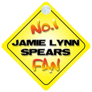 No.1 Jamie Lynn Spears Fan Auto/Tür/Fensterhänger/Schild - Bild 1 von 1