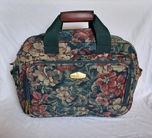 Ricardo Beverly Hills Vintage Tote Floral Carry On Duffle Luggage Santa Cruz Bag - Picture 1 of 24