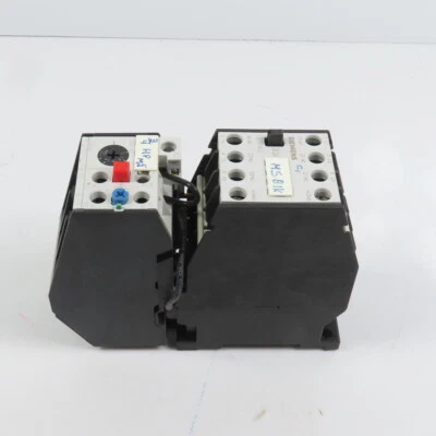Siemens 3TF4022-0A 7.5HP 20A Contactor 120V Coil W/ 3UA50 00-1B Overload 1.25-2A - Image 1 of 4