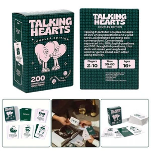 Talking Hearts: Couple's Conversation Card Game for Date Night Adventures - Picture 1 of 12