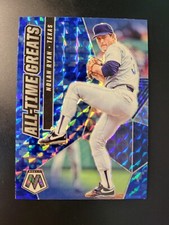2021 Mosaic Nolan Ryan GREATS BLUE REACTIVE PRIZM COLOR MATCH card #ATG9