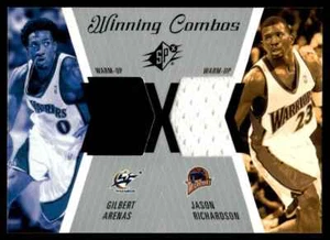 2003-04 SPx Winning Materials Combos Gilbert Arenas/Jason Richardson #WC5 - Picture 1 of 2