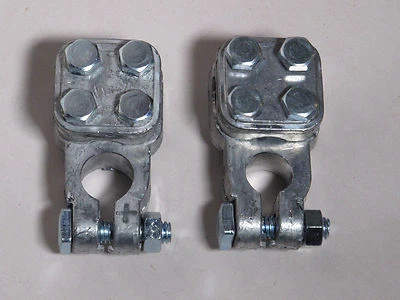 1 PAIR 3-Way Battery Terminal Connectors, 2 AWG - 4/0 AWG, by East Penn/Deka - Image 1 of 3