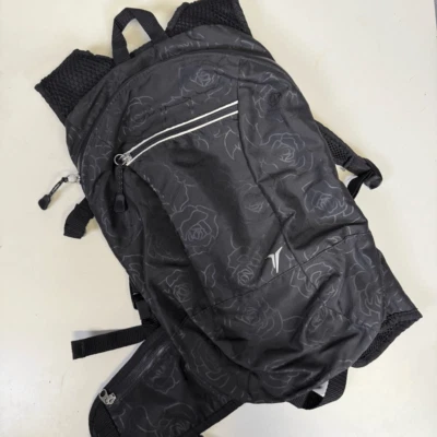 Old Navy Women's Black Floral Backpack Multi Compartment Athletic Gym Travel - Image 1 of 4